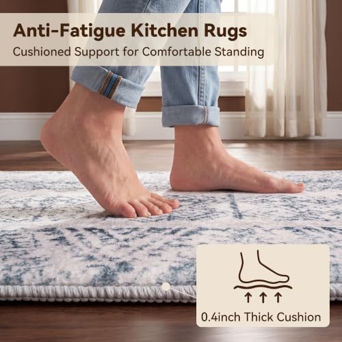 GRANNY SAYS Boho Kitchen Rug Set of 3, Anti Fatigue Kitchen Mats Non Slip - Image 2