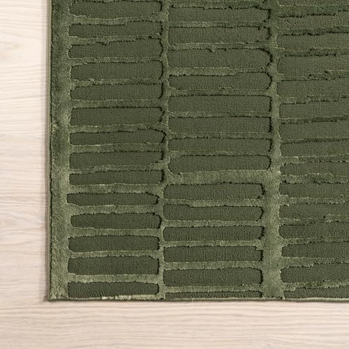 nuLOOM Kailani Green Geometric Washable Area Rug, 2' x 3' - Image 4