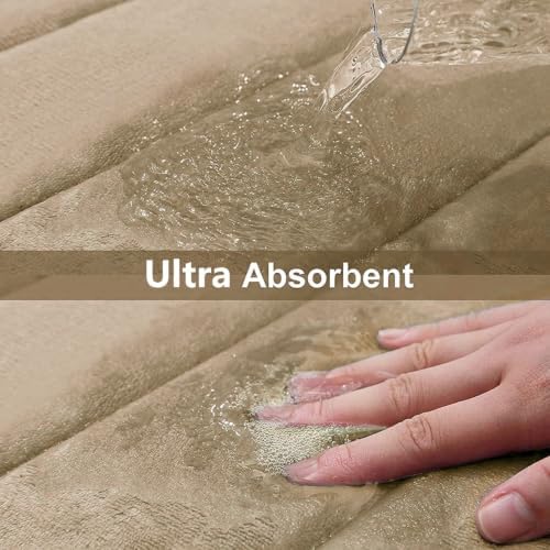 Buganda Memory Foam Bath Mat 30 x 20, Ultra Soft Absorbent Bathroom Rugs - Image 5