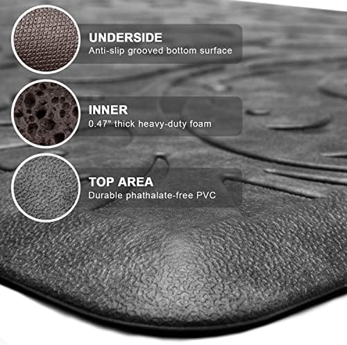Kitchen Mat Cushioned Anti-Fatigue Comfort Standing Mat Rug for Home,Office - Image 3