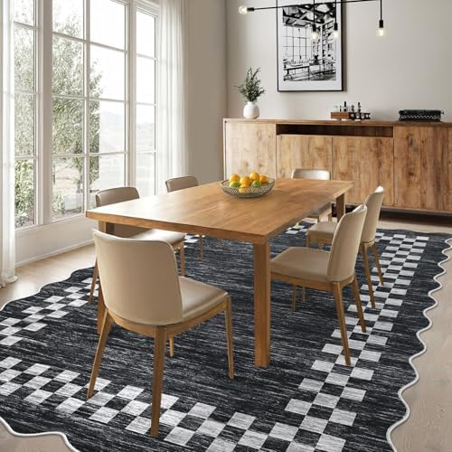 GarveeHome Small Bedroom Area Rug 3x5 Checkered Area Rug for Living Room - Image 2