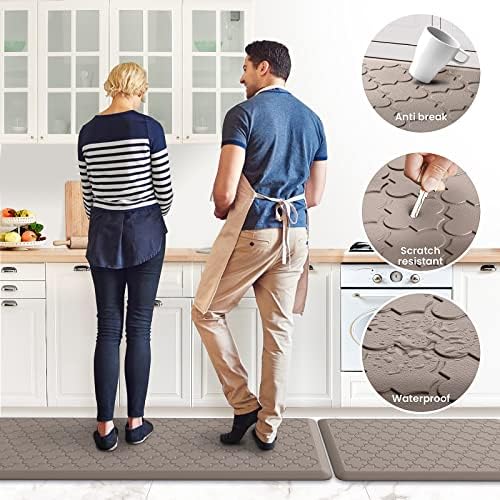 Kitchen Mat 2 PCS Cushioned Anti-Fatigue Floor Mat Standing Mat for Kitchen - Image 6