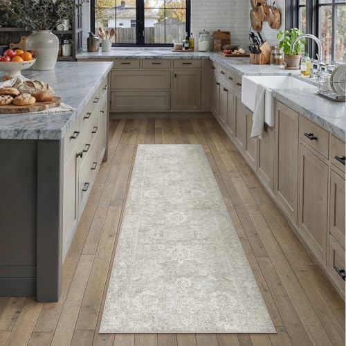2x5 Grey Neutral Runner Rug by WondRg