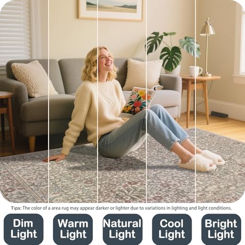 2'6" x 10' Runners Rug for Kitchen Washable Soft Carpet (Moss) - Image 4