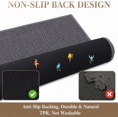 Ultra Thin Bath Mat, Thin Bathroom Rugs Fit Under Door, Non Slip Floor Mat - Image 5