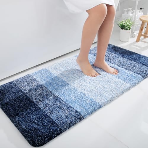 OLANLY Bathroom Runner Rug 44x24, Extra Soft Absorbent Microfiber Bath Rugs by OLANLY