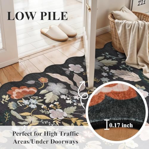 5x12 Runner Rug for Hallway: Washable Non Slip Living Room Area Rug - Image 4