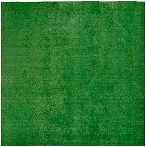 Garland Rug Artificial Grass 12 Ft. X 12 Ft. Large Indoor/Outdoor Area Rug Green -Lush Green, Durable, and Low-Maintenance for Patios, Lawns, and More by Garland+Rug