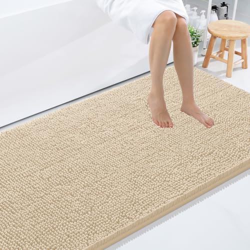 Smiry Bathroom Rugs 120X24, Luxury Chenille Extra Soft Absorbent Bath Mat by Smiry