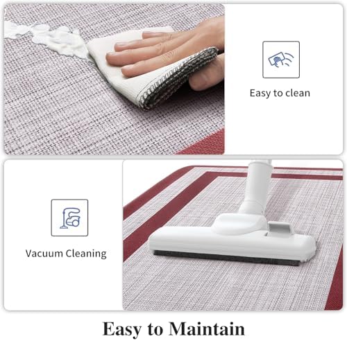 Mattitude Kitchen Mats Set of 2,Cushioned Anti-Fatigue Non-Skid Rug Sets - Image 4