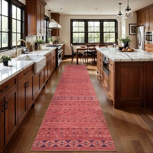 SERISSA 2x10 Washable Non-Slip Boho Runner Rug for Hallway - Image 2