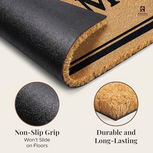 Coir Welcome Mat, Non-Slip, Home Dog Classic, 17x29 in - Image 5