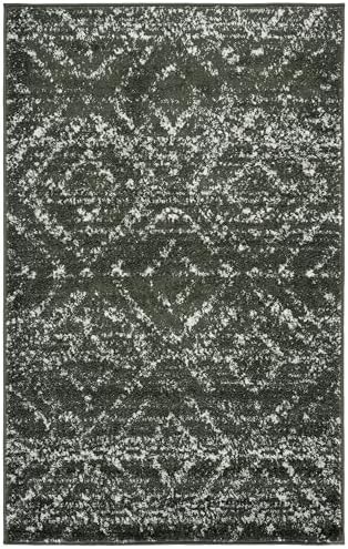 SAFAVIEH Adirondack Collection Area Rug - 3' x 5', Dark Green & Ivory, Geometric Design, Non-Shedding & Easy Care, Ideal for High Traffic Areas in Living Room, Bedroom, Dining (ADR131E-3) - Image 3