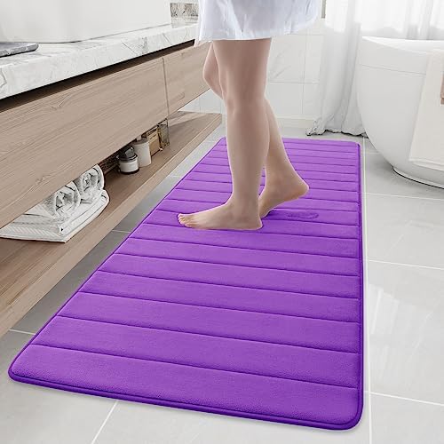Buganda Memory Foam Bath Mat 70 x 24, Ultra Soft Absorbent Bathroom Rugs by Buganda