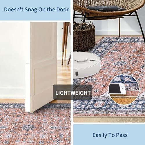 GarveeHome 6x9 Washable Rug Living Room Vintage Bedroom Carpet - Image 5