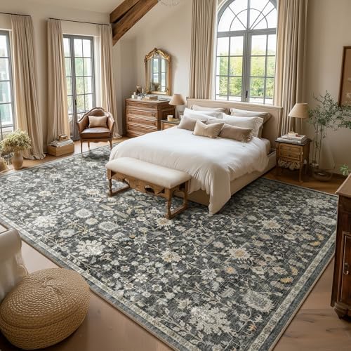 Machine Washable Rugs for Living Room: 10x14 Area Rugs for Bedroom - Image 6