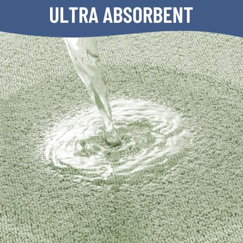 Smiry Memory Foam Bath Mat 44x32, Extra Soft Absorbent Bathroom Rugs - Image 4