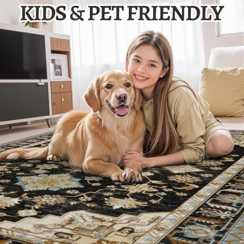Tangsoo Vintage 2x6 Washable Runner Rugs for Hallways, Non Slip Rug Runner - Image 5