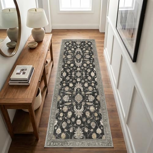 2x6 Hallway Washable Runner Rug : Vintage Soft Kitchen Runner by Unknown