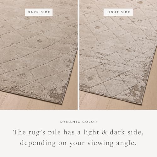 Loloi Amber Lewis Monty Collection MOT-05 Beige/Natural 7'-10" x 10', .50" Pile Height, Area Rug - Image 3
