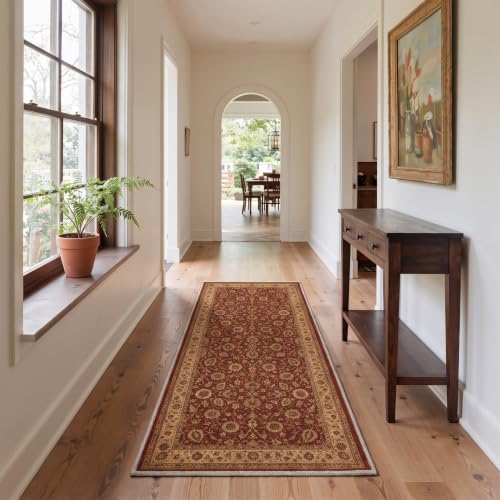 Bavni 8X10 Living Room Area Rug, Boho OrientalFloral Washable Non Slip - Image 6
