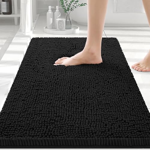 Smiry Bathroom Rugs 36X24, Luxury Chenille Extra Soft Absorbent Bath Mat by Smiry