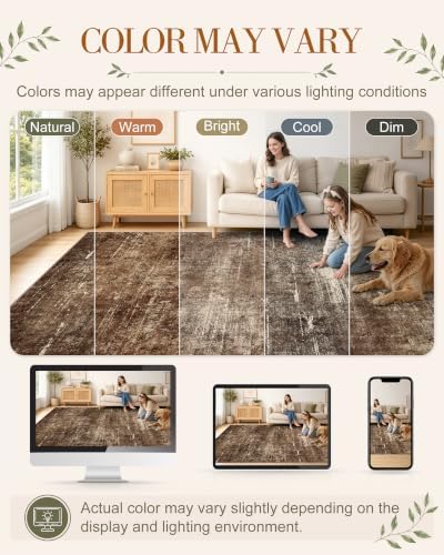 OLANLY 2'6"x14' Washable Runner Rug, Non Slip Carpet for Hallway Kitchen - Image 2