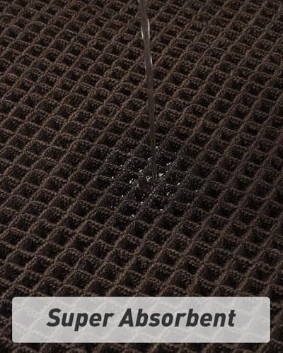Upgraded Waffle Bath Mat Ultra Absorbent Non Slip Bathroom Mat, 17" x 24" - Image 3