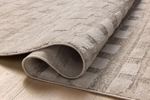 Loloi Amber Lewis Monty Collection MOT-06 Pebble/Beige 7'-10" x 10', .50" Pile Height, Area Rug - Image 4