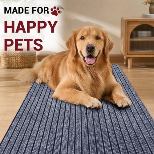 DAKKIONY Striped Runner Rug, Non-Slip Rubber Backing, Gray, 3 x 15 Ft - Image 6