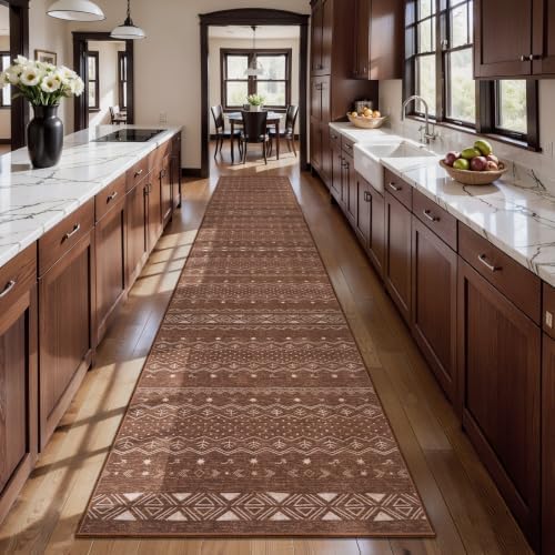 SERISSA 2x14 Washable Non-Slip Boho Runner Rug for Hallway - Image 2