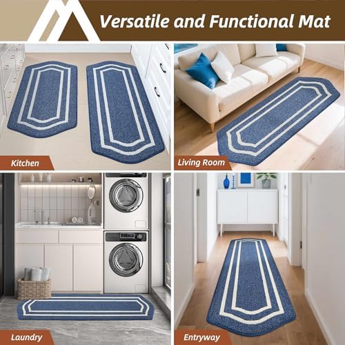 COSY HOMEER Long Kitchen Floor Mats and Rugs Non Slip Washable,24"x79" - Image 5