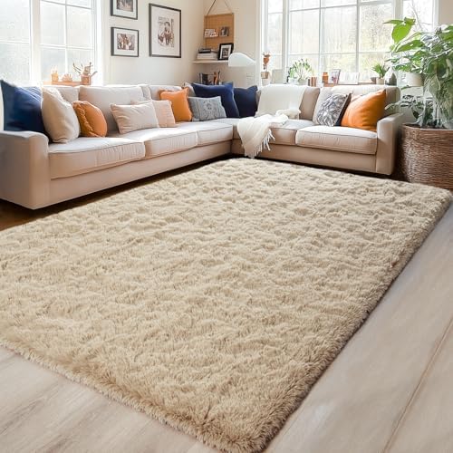 Chicrug Soft Area Rugs for Bedroom Living Room Plush Fluffy Rug 9x12 - Image 3
