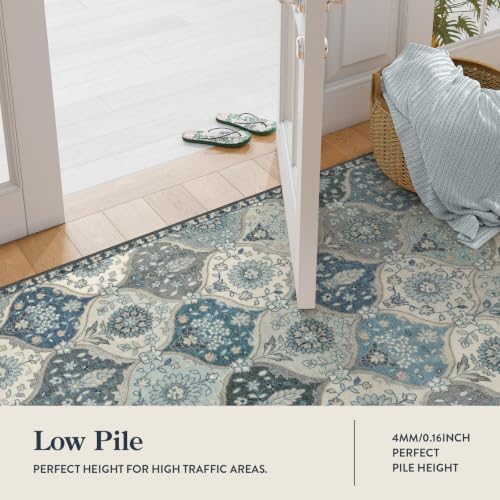 Lahome Moroccan Front Door Mat Indoor Entrance, 2x3 Rugs for Entryway Bathroom - Image 3