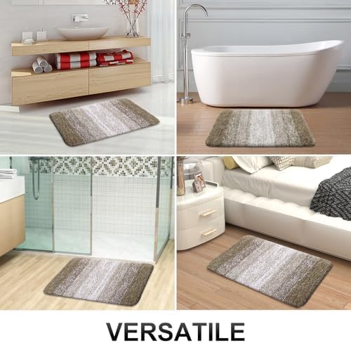 OLANLY Bathroom Rugs Mat 34x21, Extra Soft Absorbent Microfiber Bath Rugs - Image 6
