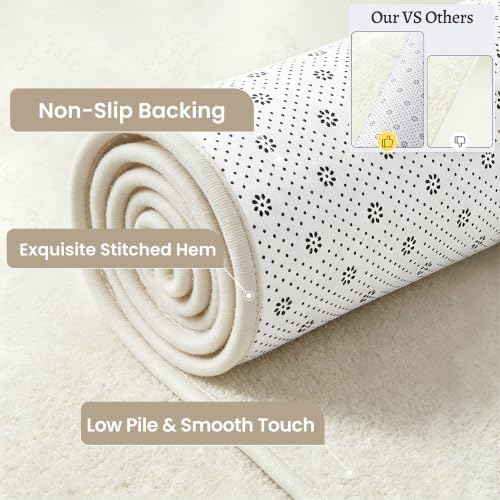 Keeko 5x8 Area Rugs for Living Room,Soft Washable Memory Foam Bedroom Rug - Image 2
