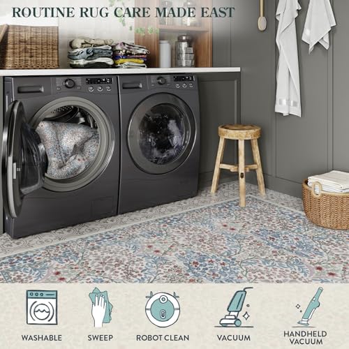 Lahome Washable Kitchen Runner Rug, Beige 2x6 Runners for Hallways Non Slip - Image 4