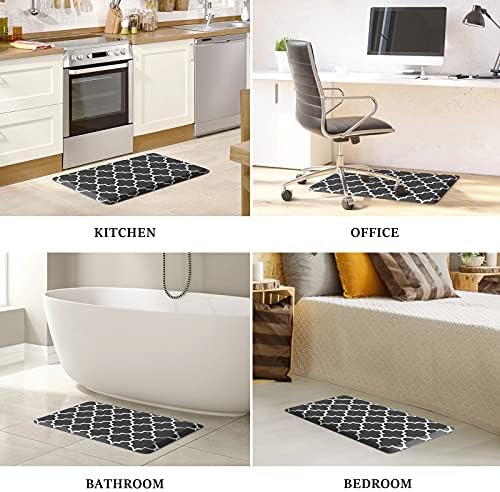 WISELIFE Kitchen Mats and Rugs Cushioned Anti-Fatigue, 17.3"x 28", Black - Image 7
