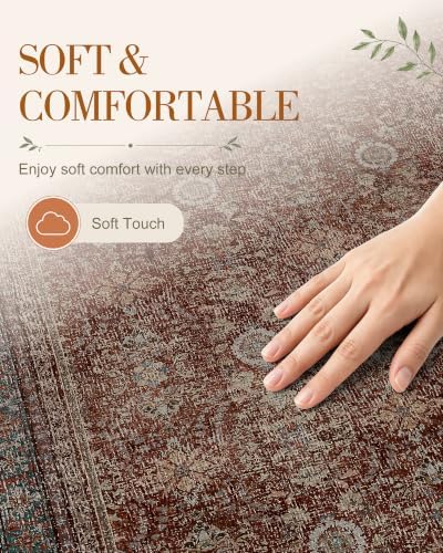 OLANLY 2x5 Washable Runner Rug, Soft Non Slip Carpet for Hallway Kitchen - Image 4