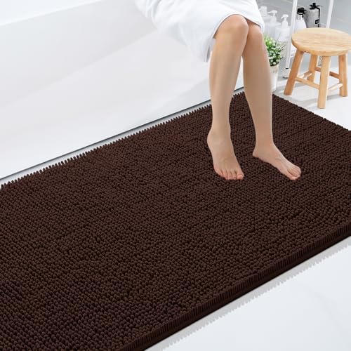 Smiry Bathroom Rugs 96X24, Luxury Chenille Extra Soft Absorbent Bath Mat by Smiry