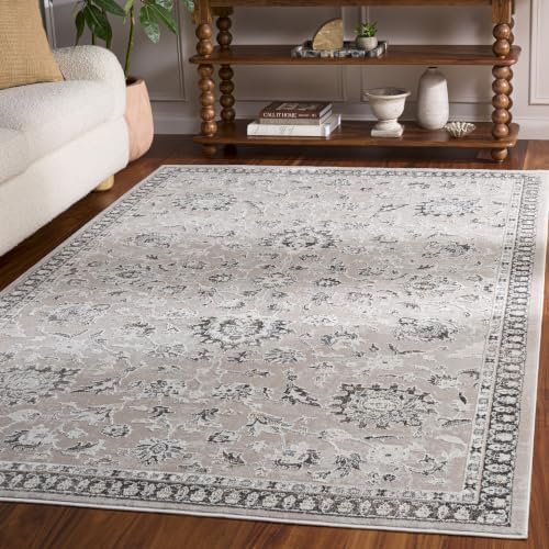 SAFAVIEH Parker Area Rug 4x6, Textured Grey & Gold PRK158G by Unknown