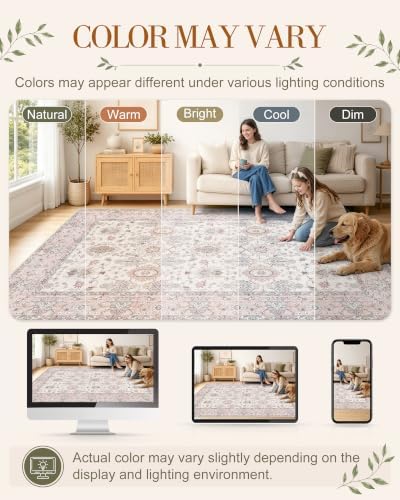 OLANLY 2x8 Washable Runner Rug, Soft Non Slip Carpet for Hallway Kitchen - Image 2