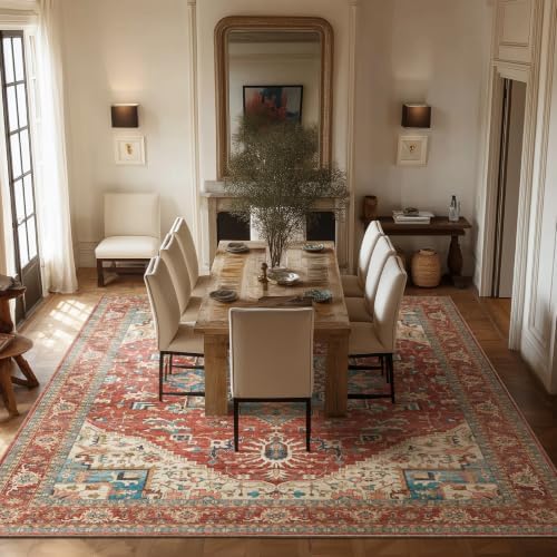 Machine Washable Rugs for Living Room: 10x14 Area Rugs for Bedroom - Image 4