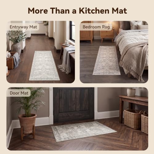 GRANNY SAYS Boho Kitchen Rug Set of 2, Anti Fatigue Kitchen Mats Non Slip - Image 6