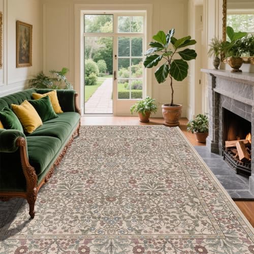 6x9 Washable Area Rugs for Living Room Soft Carpet (Moss) by Unknown