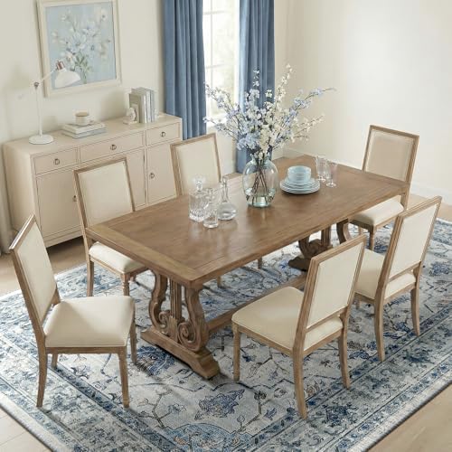 RELEANY Washable Area Rug, 8'x10', Blue/White/Gray - Image 2