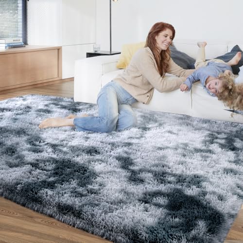 Topmaxcs 5x7 Fluffy Area Rugs for Bedroom: Furry Soft Rugs - Image 4