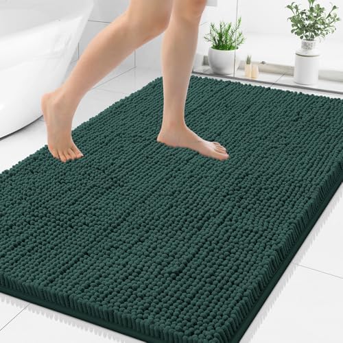 Smiry Bathroom Rugs 48X32, Luxury Chenille Extra Soft Absorbent Bath Mat by Smiry
