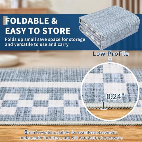 GarveeHome Modern Bordered 8x10 Area Rugs for Living Room Bedroom - Image 4