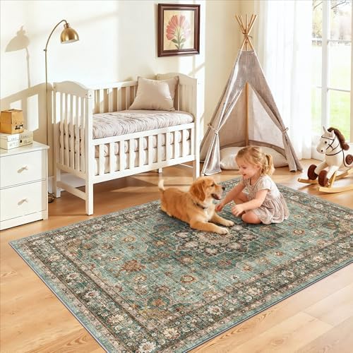 4x6 Area Rug for Living Room: Perfect for Bedroom Kitchen Kids Room Nursery - Image 5